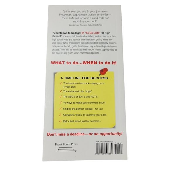 Countdown to College 21 To Do Lists For High School - Picture 2 of 5